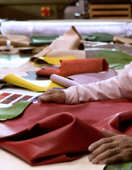 理想をかたちにする革づくり